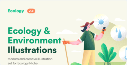 Eco Environment Creative Vector Illustration Resource Pack ai fig