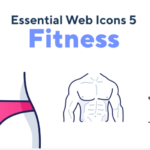 Fitness Equipment Vector Illustration and Icon Resource Pack