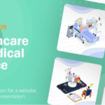 2.5D illustration materials, axonometric illustration materials, medical and health care 2.5D illustration resource pack
